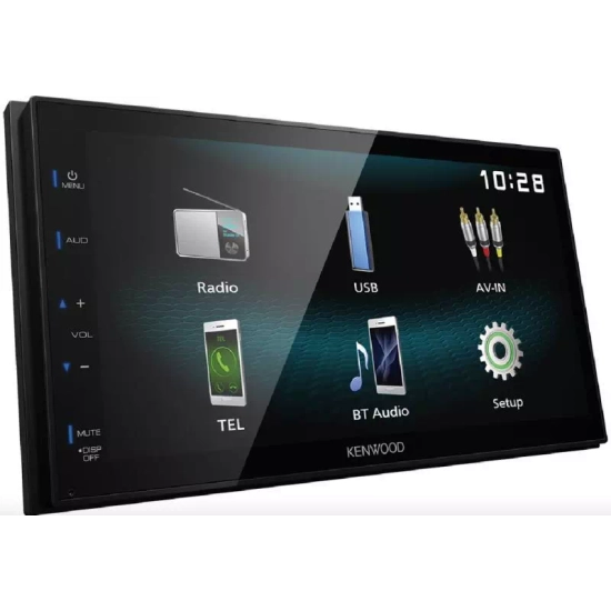 KENWOOD DMX120BT – multimedialna stacja 2-DIN z Bluetooth, USB Mirroring i ekranem 6,8”